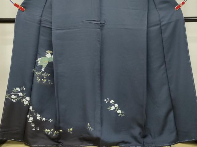 平和屋着物●訪問着 童子草花文 暈し染め 金銀彩 正絹 逸品 未使用 DAAR4495tw