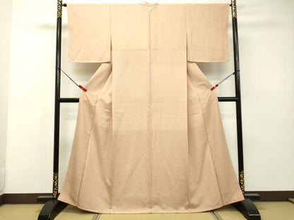 平和屋着物●東京の老舗呉服問屋　菱一　江戸小紋　縞　反端付き　正絹　逸品　未使用　DAAR4496tw