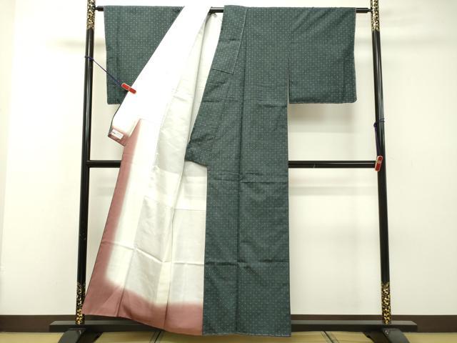 平和屋着物●西陣 三代目市三郎 紬 格子 やまと誂製 証紙付き 正絹 逸品 未使用 DAAR4499tw