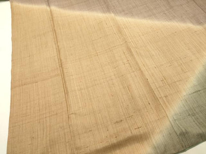 平和屋着物●訪問着 紬 霞文 暈し染め 正絹 逸品 DAAR4511tw