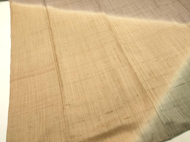 平和屋着物●訪問着 紬 霞文 暈し染め 正絹 逸品 DAAR4511tw