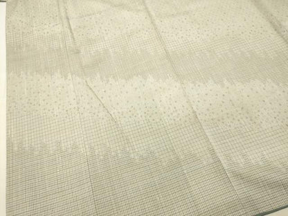 平和屋着物●訪問着　紬地　霞文　正絹　逸品　DAAR4514tw