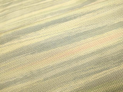 平和屋着物▽上質な紬 単衣 霞文 正絹 逸品 DAAR5356du