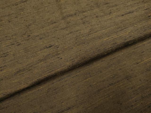 平和屋着物▽男性 紬 単衣 アンサンブル 憲房色 正絹 逸品 DAAR5469du