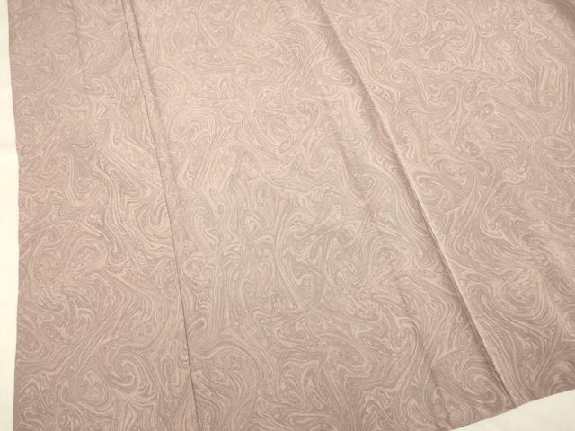 平和屋着物▽上質な小紋 単衣 墨流し文様 正絹 逸品 DAAR5499du