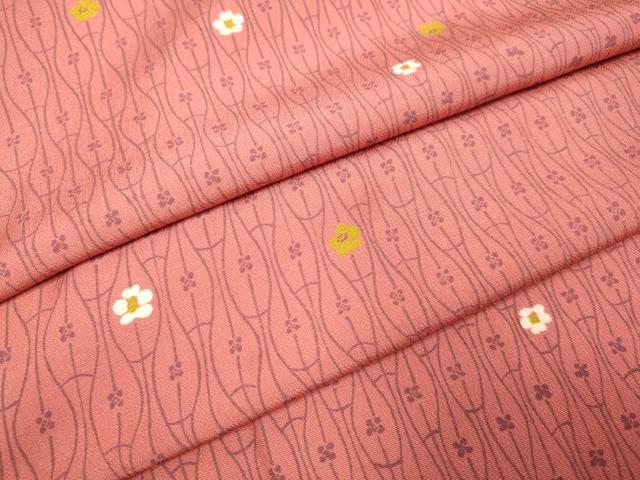 平和屋着物▽上質な小紋 単衣 立涌花文 正絹 逸品 DAAR5502du