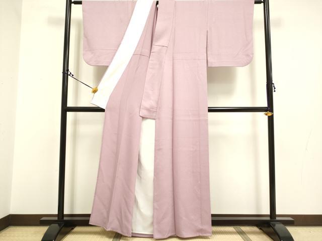 平和屋着物▽色無地 単衣 石竹色 洗える着物 DAAU3616du