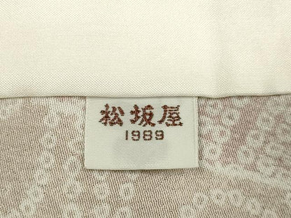 平和屋着物▽上質な小紋 単衣 鹿の子花文 松坂屋扱い 正絹 逸品 DAAR5513du