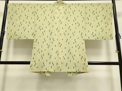 平和屋着物▽羽織 スリーシーズン 春夏秋 塵除け 絽 矢羽文 正絹 逸品 DAAR5519du
