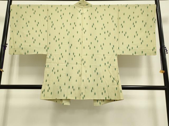 平和屋着物▽羽織 スリーシーズン 春夏秋 塵除け 絽 矢羽文 正絹 逸品 DAAR5519du