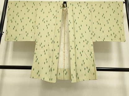 平和屋着物▽羽織 スリーシーズン 春夏秋 塵除け 絽 矢羽文 正絹 逸品 DAAR5519du