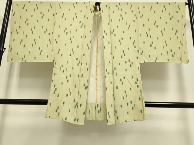 平和屋着物▽羽織 スリーシーズン 春夏秋 塵除け 絽 矢羽文 正絹 逸品 DAAR5519du