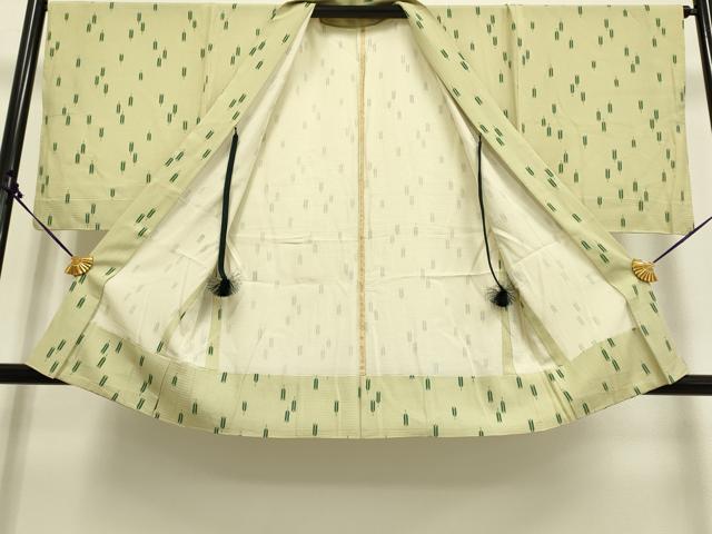 平和屋着物▽羽織 スリーシーズン 春夏秋 塵除け 絽 矢羽文 正絹 逸品 DAAR5519du