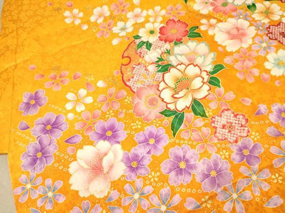 平和屋着物[]お宮参り　女の子　祝着　産着　初着　のしめ　刺繍　雪輪鞠花文　暈し染め　金彩　逸品　DAAR6268ma