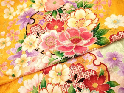 平和屋着物[]お宮参り　女の子　祝着　産着　初着　のしめ　刺繍　雪輪鞠花文　暈し染め　金彩　逸品　DAAR6268ma