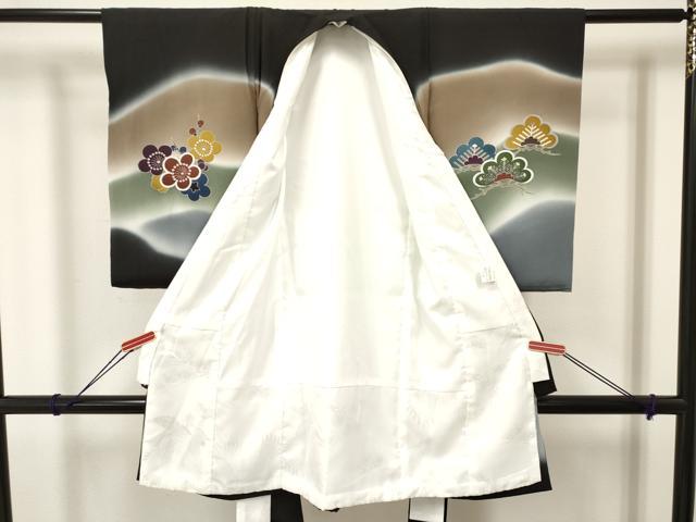 平和屋着物[]お宮参り　男の子　祝着　産着　初着　のしめ　兜　矢羽花松文　暈し染め　金彩　逸品　DAAR6273ma