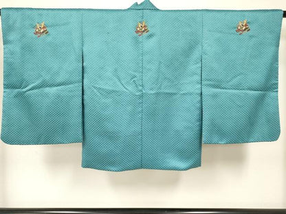 平和屋着物[]七五三　男の子　祝着・羽織・行灯袴・小物セット　菱文　洗える着物　DAAR6287ma