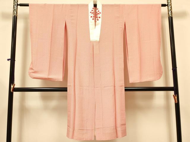 平和屋着物∵女の子　十三参り　子供　祝着・襦袢(無双仕立て・半衿刺繍)・袋帯セット　絞り　花蝶文　金彩　逸品　DAAR6468ma
