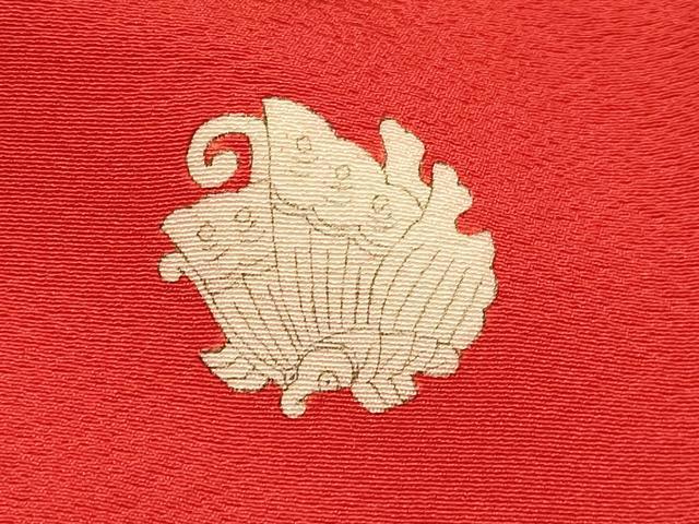 平和屋着物[]七五三　女の子　３歳　祝着　三つ身　緋色　逸品　DAAR6515ma
