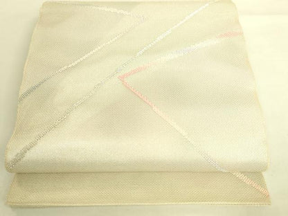 平和屋着物＊夏物 六通柄袋帯 抽象文様 正絹 逸品 DAAR6785cm