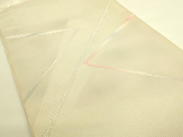 平和屋着物＊夏物 六通柄袋帯 抽象文様 正絹 逸品 DAAR6785cm