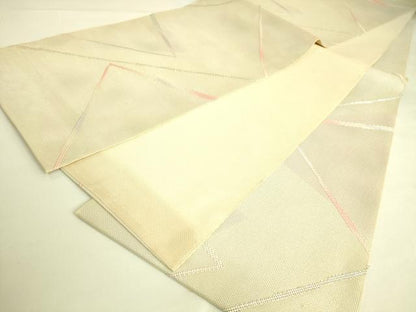 平和屋着物＊夏物 六通柄袋帯 抽象文様 正絹 逸品 DAAR6785cm