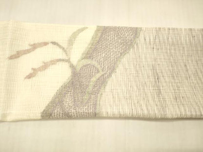 平和屋着物＊夏物 太鼓柄袋帯 稲穂 金糸 正絹 逸品 DAAR6999cm
