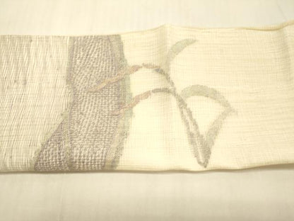 平和屋着物＊夏物 太鼓柄袋帯 稲穂 金糸 正絹 逸品 DAAR6999cm