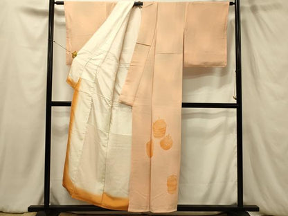 平和屋着物■色留訪問着　仕覆文　地紋起こし　暈し染め　正絹　逸品　DAAR7277we