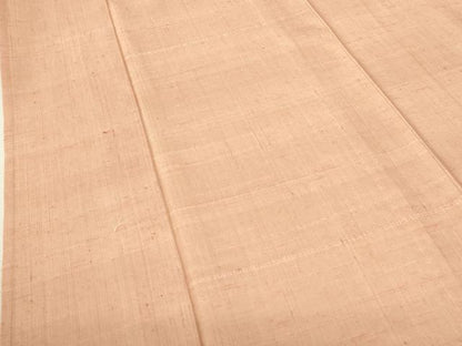 平和屋着物▽生紬 単衣 宍色 正絹 逸品 DAAR9473op