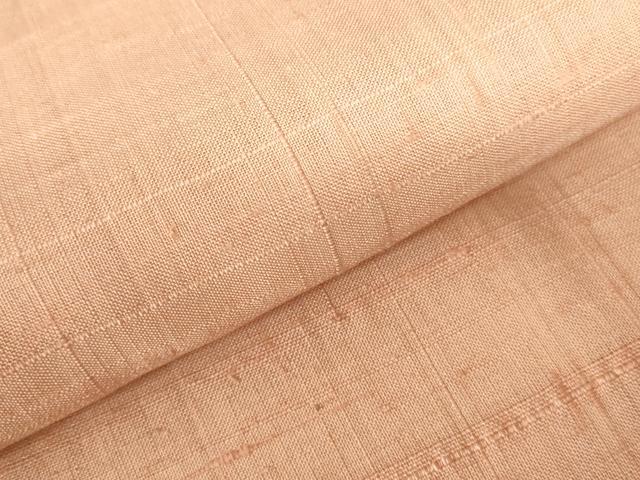 平和屋着物▽生紬 単衣 宍色 正絹 逸品 DAAR9473op