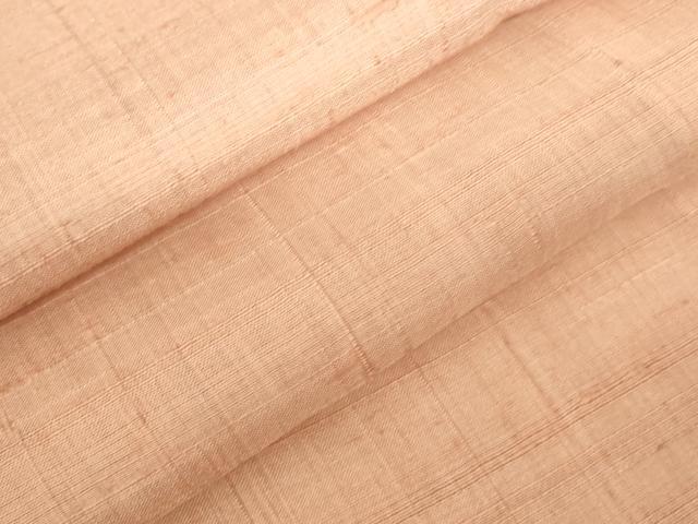 平和屋着物▽生紬 単衣 宍色 正絹 逸品 DAAR9473op
