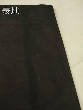平和屋着物▽羽織　スリーシーズン　春夏秋　塵除け　紗　霞文　黒色　正絹　逸品　DAAS0051az