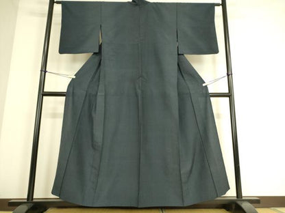 平和屋着物▽本塩沢 単衣 110亀甲 総詰め 正絹 逸品 DAAS0067az