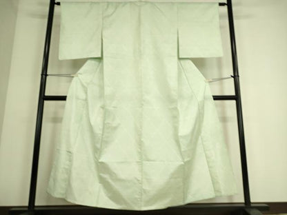 平和屋着物▽本場大島紬 白大島 単衣 菱繋ぎ 正絹 逸品 DAAS0073az
