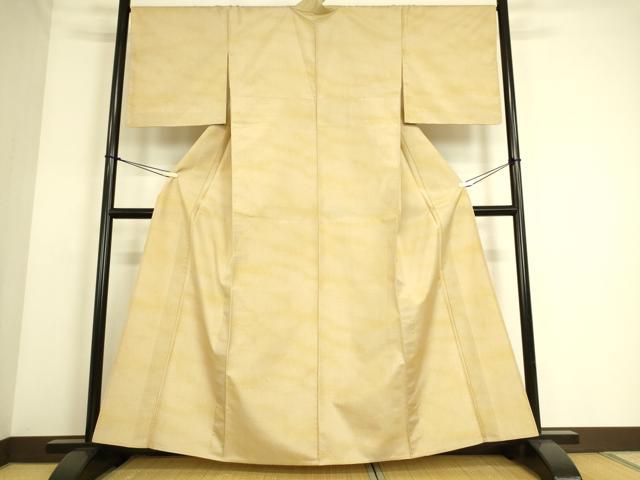 平和屋着物▽本場染大島紬 単衣 霞文 正絹 逸品 DAAS0078az