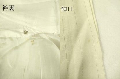 平和屋着物▽上質な小紋　単衣　絞り　花間道　銀糸　正絹　逸品　DAAS0084az