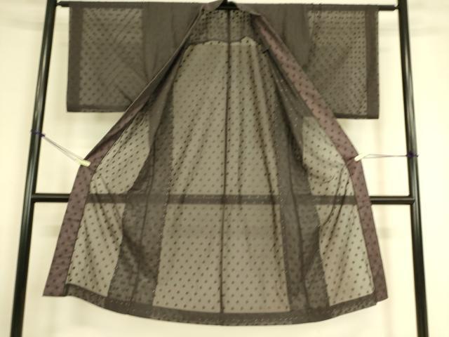 平和屋着物▽男性 羽織 スリーシーズン 春夏秋 塵除け 紗 丸文 ロング丈 DAAS0108az