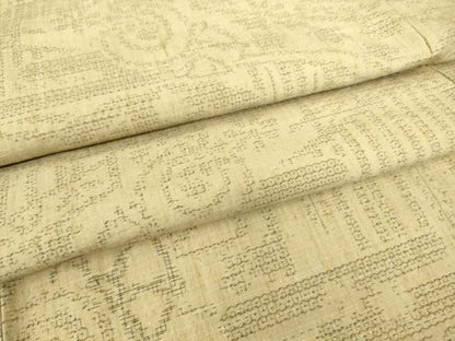 平和屋着物▽本場結城紬 重要無形文化財 単衣 鼓文 80亀甲 正絹 逸品 DAAS0134az