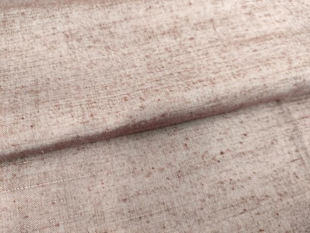 平和屋着物▽上質な紬 単衣 霞文 正絹 逸品 DAAS0139az