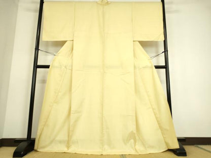 平和屋着物▽上質な紬 単衣 砥粉色 正絹 逸品 未使用 DAAS0153az
