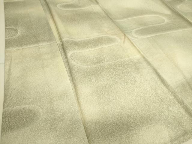 平和屋着物▽上質な小紋 単衣 エ霞文 暈し染め 正絹 逸品 未使用 DAAS0164az