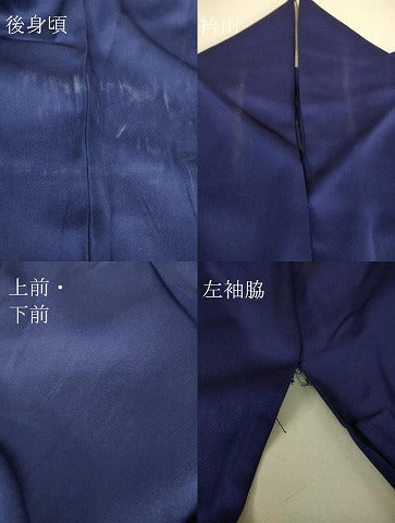 平和屋着物▽訪問着 単衣 草花シルエット 正絹 逸品 DAAS0171az