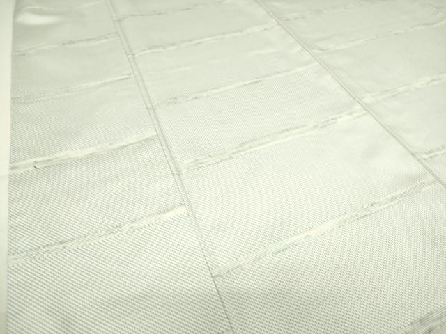 平和屋着物▽上質な紬 単衣 横段文 正絹 逸品 DAAS0189az