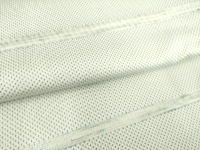 平和屋着物▽上質な紬 単衣 横段文 正絹 逸品 DAAS0189az