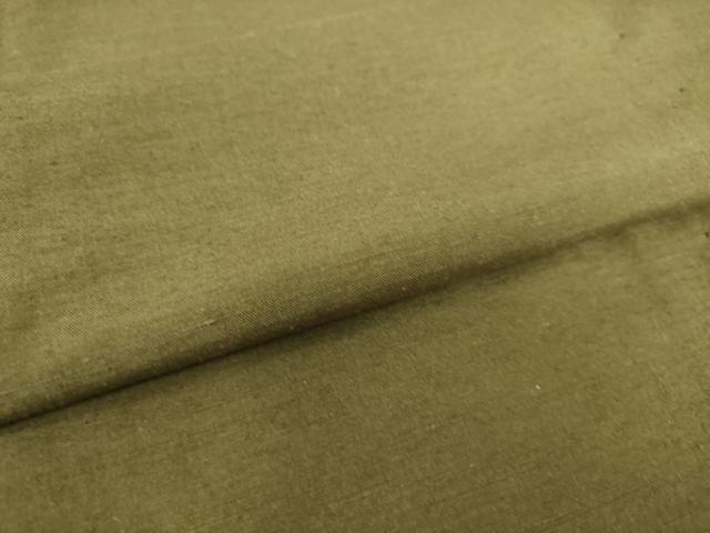 平和屋着物▽上質な紬 単衣 媚茶色 正絹 逸品 DAAS0190az