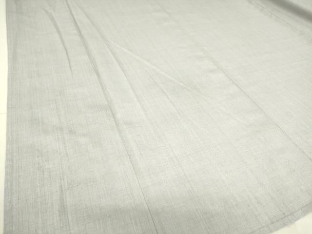 平和屋着物▽本場結城紬 重要無形文化財 単衣 霞色 正絹 逸品 DAAS0192az