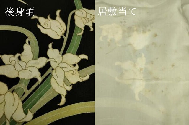 平和屋着物▽豪華黒留袖 単衣 友禅 霞花文 金彩 正絹 逸品 DAAS0195az
