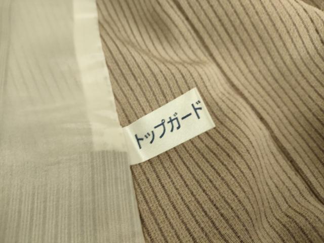 平和屋着物▽江戸小紋　単衣　子持ち縞　正絹　逸品　DAAS0232az