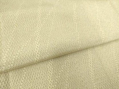 平和屋着物▽本塩沢 単衣 斜縞 110亀甲 正絹 逸品 DAAS0233az